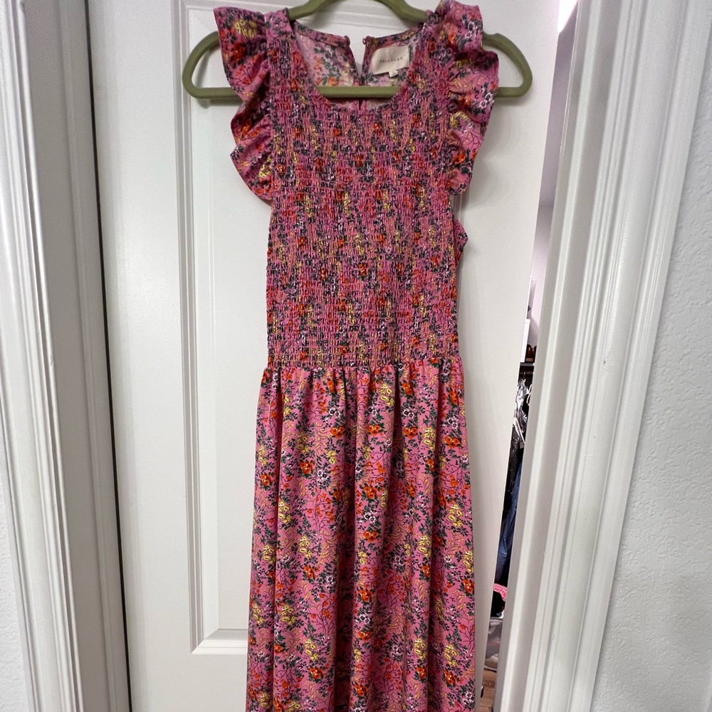 Nordstrom Pink Floral Maxi Dress